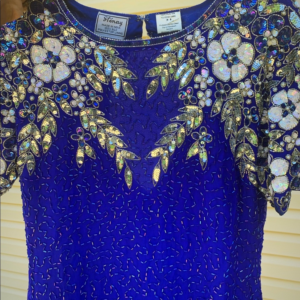 Royal blue gem dress